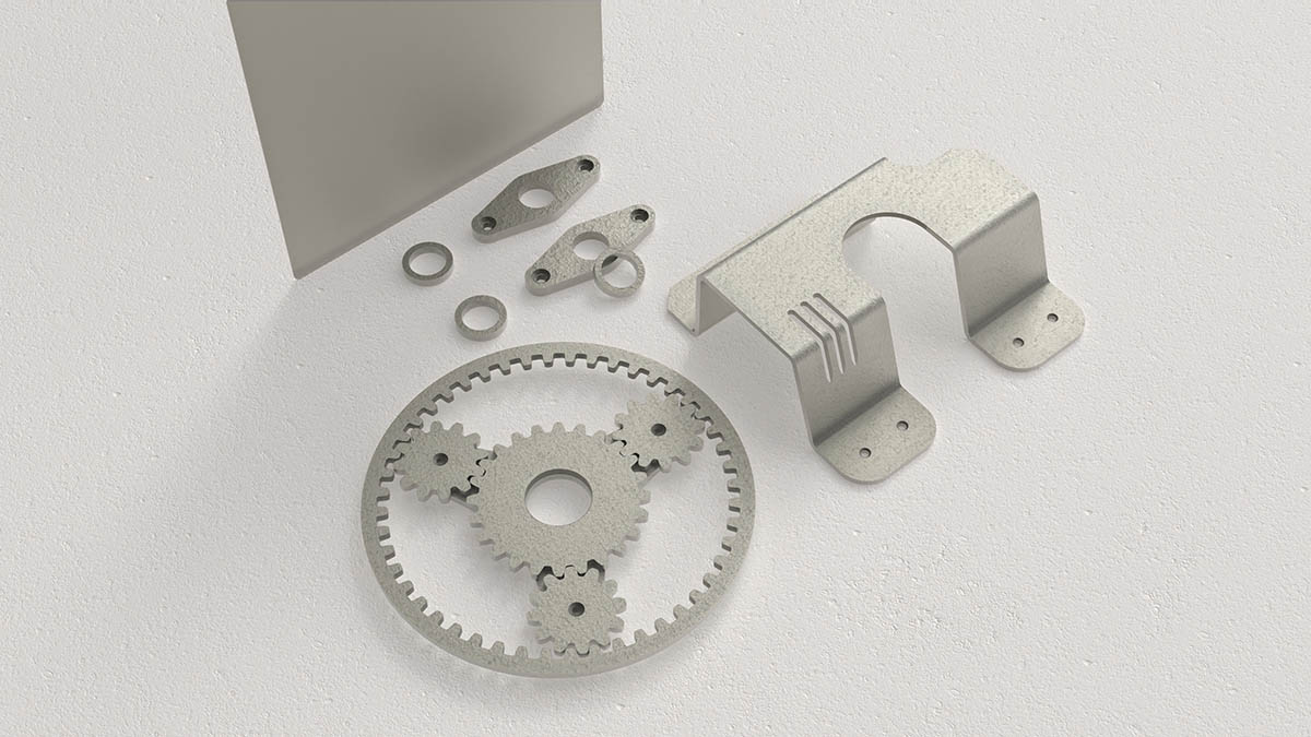 KGW DC01 (cold-rolled bright steel) laser cutting or milling